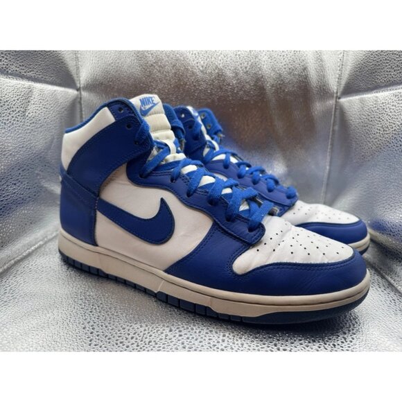 Size 12 - Nike SB Dunk High Pro ISO Kentucky Royal Blue Mens Sneaker DD1399-102 - Picture 1 of 10